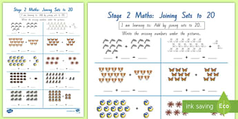 Printable math worksheets for kids Doubles to 10 Worksheets