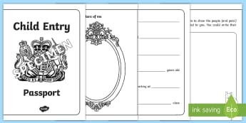 twinkl passport template (EYFS) Birth Years Early Early to  Early Twos Years