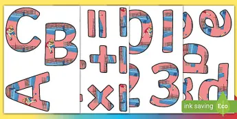 Olympic Lettering Display Olympics Display Letters | twinkl.ca