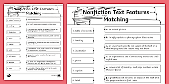 Nonfiction Text Features | twinkl.com