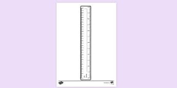 250 Millimeter Ruler Cut Outs (Teacher-Made) - Twinkl