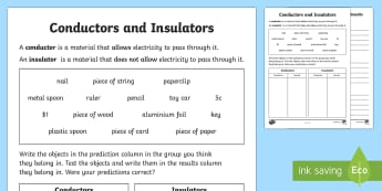 electricity year 4 ages 8 9 activities and worksheets