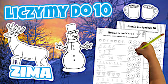 Zima | Liczenie do 10 | Przedszkole