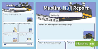Muslim Hajj Report Writing