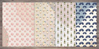 Heart & Roses Valentine's Wrapping Paper