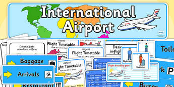 International Airport Role Play Pack