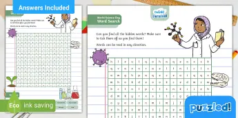 Science Word Searches | twinkl.co.uk