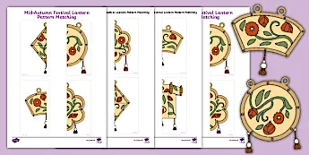 T Shape Lantern Pattern Lantern Art Activities | twinkl.co.uk