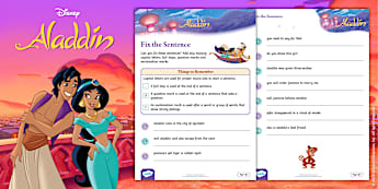 Disney Aladdin Activities for Children | Disney | Twinkl