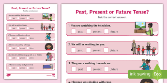 Past Present Future Verbs | Twinkl