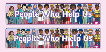 People Who Help Us - Primary Resources - Twinkl