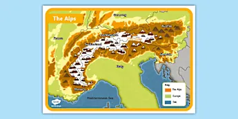 The Alps Mountains | twinkl.co.uk