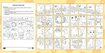 Arte colaborativo: ¡Felices Pascuas!