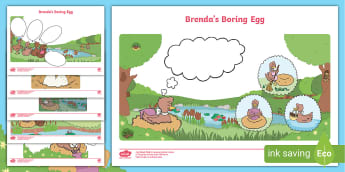 Brenda's Boring Egg: My Amazing Egg Worksheet / Worksheet