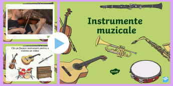 Instrumente muzicale - PowerPoint | Twinkl România