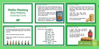 year 6 maths problem solving lesson