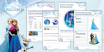 Frozen: Sentence Writing Activity Pack | Twinkl | Disney