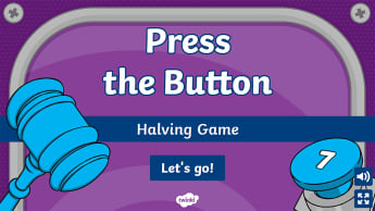 Number Bonds Press The Button Maths Game