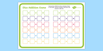 Addition with Three Numbers | Twinkl