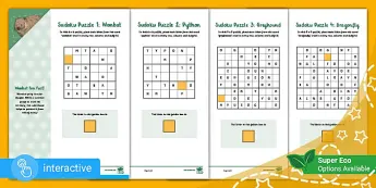 Sudoku Puzzles | twinkl.co.uk