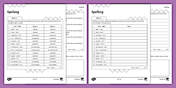 Spelling Assessments | twinkl.com