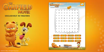 FREE Garfield: Word Search
