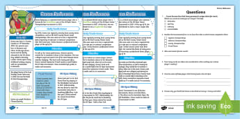 Famous People and Celebrities - KS2 Reading Comprehension