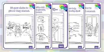 Your Voice Your Choice Understanding Consent Colouring Pages