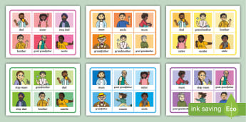 Family Members ESL Games - My Family - ESL Resources