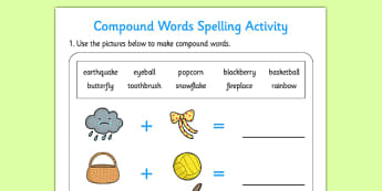 Compound Words Primary Resources For Ks1