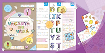Scrapbook pentru vacanța de vară