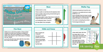Maths Games with Little or No Equipment Teaching Ideas