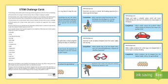 Low Prep STEM Challenges | Twinkl
