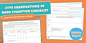 Observations of Need SENDCo - - SEND - Inclusion - Twinkl Resources