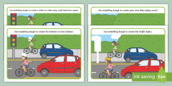 Bike Safety Modelling Dough Mats