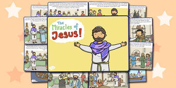 Miracles and Stories of Jesus - KS1 resources - Twinkl