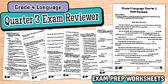 Grade 4 Matatag Language Quarter 3 Exam Reviewer | Twinkl PH