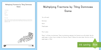 Multiplying Fractions Games | twinkl.com