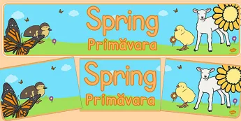 Spring Display Banners | twinkl.com.au