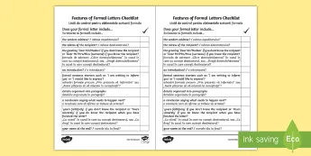 English Checklists | twinkl.co.uk