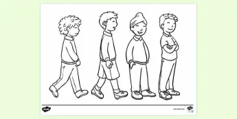 Line Colouring Examples Line Art Activities | twinkl.co.uk
