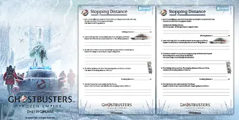 Stopping Distance Worksheets | twinkl.ca