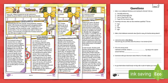 Religious Festivals - KS2 Reading Comprehension - Twinkl