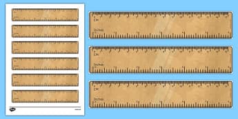 250 Millimeter Ruler Cut Outs (Teacher-Made) - Twinkl