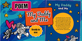 My Daddy and Me Poem