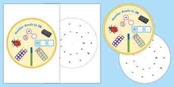Number Bonds to 10 Spin Wheel