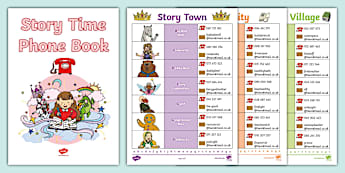 Story Time Phone Book