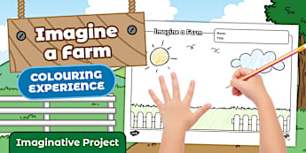 Imagine A Farm - Colouring Experience