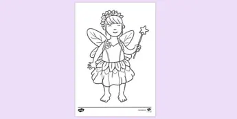 Fairy Colouring Pages | twinkl.co.uk