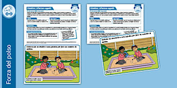 Attività per la forza del polso e le abilità fino-motorie al mare: Castelli di sabbia